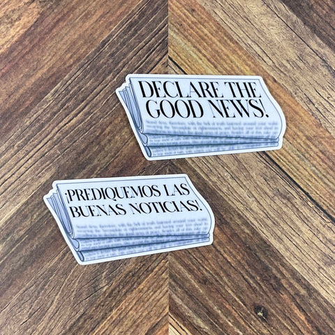 Declare the Good News JW 2024 Convention Stickers Special Convention 2024 Waterproof Sticker Gifts