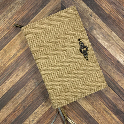 PRE-MADE - NWT Bible Cover - Beige Fabric