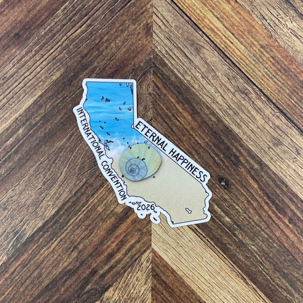 JW International Convention 2026 San Diego California Eternal Happiness Waterproof Sticker Convention Gift