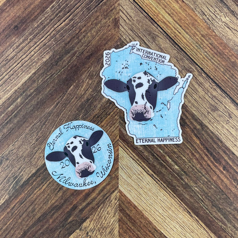 JW International Convention 2026 Milwaukee Wisconsin Eternal Happiness Waterproof Sticker Convention Gift