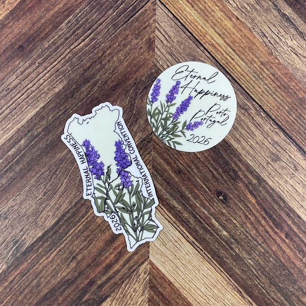 JW International Convention 2026 Porto Portugal Eternal Happiness Waterproof Sticker Convention Gift