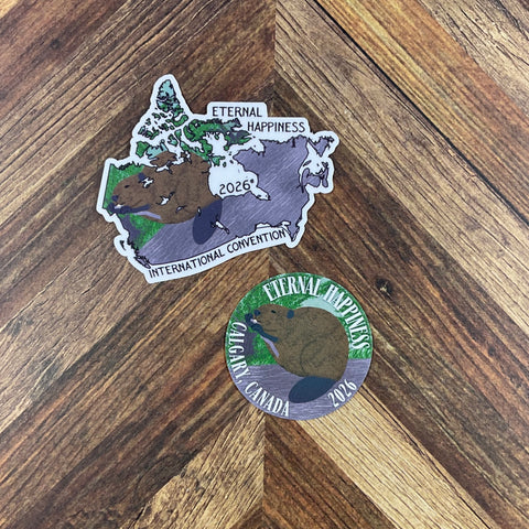 JW International Convention 2026 Calgary Canada Eternal Happiness Waterproof Sticker Convention Gift