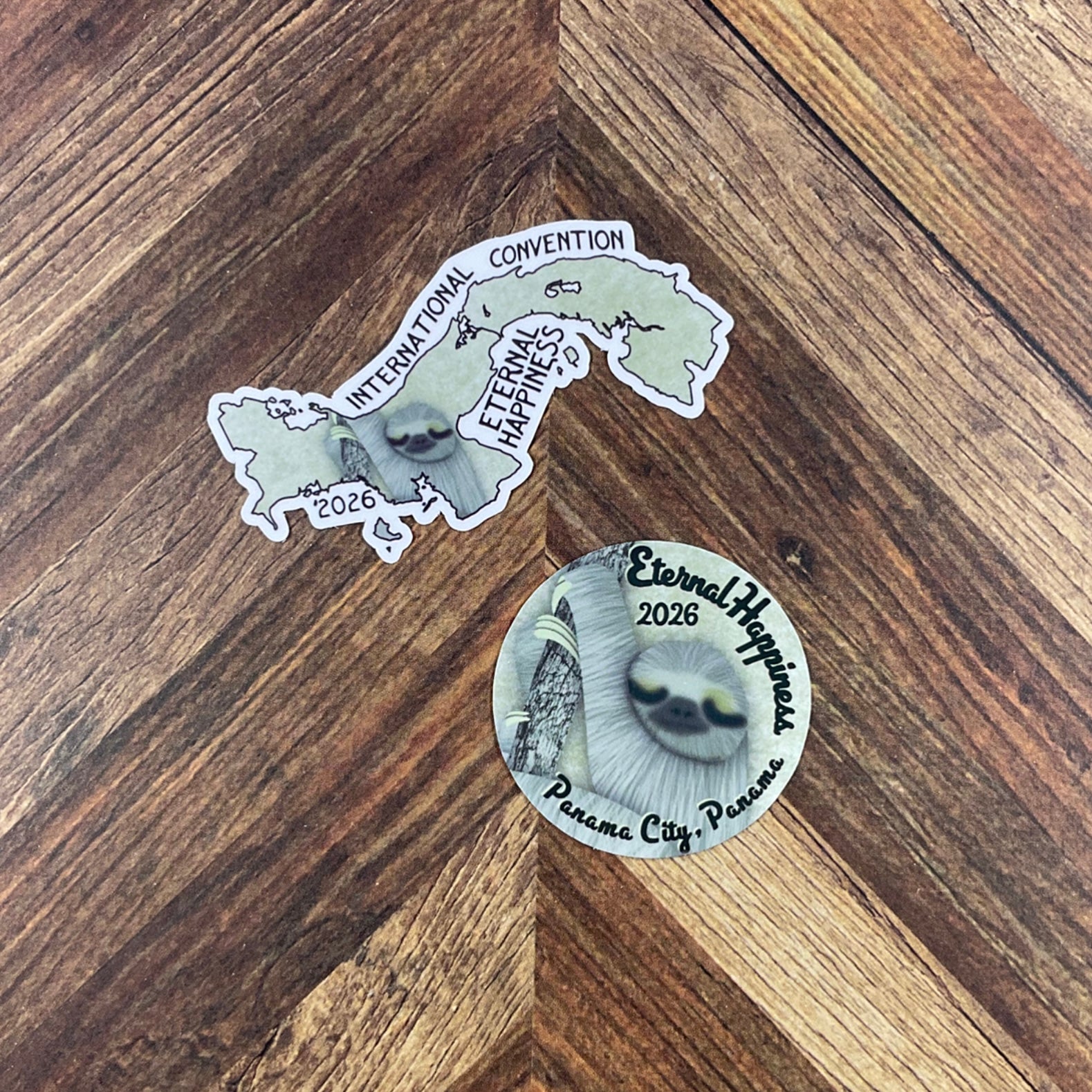 JW International Convention 2026 Panama City Panama Eternal Happiness Waterproof Sticker Convention Gift