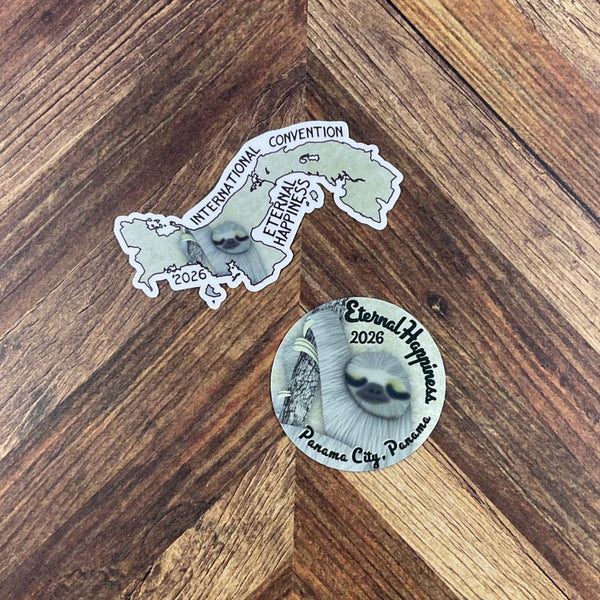 JW International Convention 2026 Panama City Panama Eternal Happiness Waterproof Sticker Convention Gift