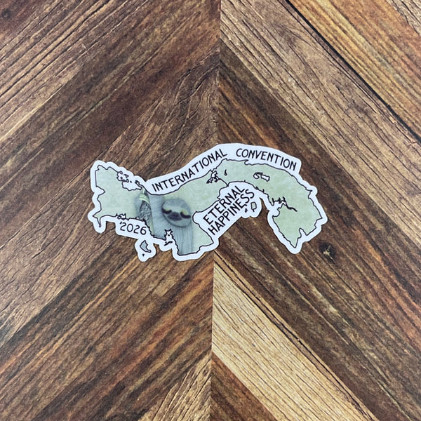 JW International Convention 2026 Panama City Panama Eternal Happiness Waterproof Sticker Convention Gift