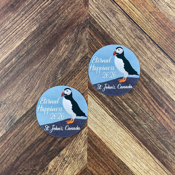 JW International Convention 2026 St Johns Canada Eternal Happiness Waterproof Sticker Convention Gift