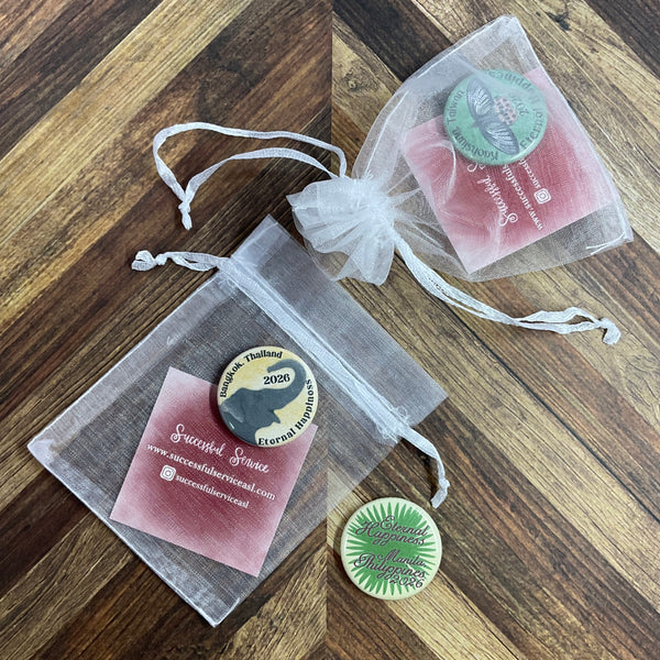 JW International Convention 2026 Kaohsiung Taiwan Eternal Happiness 1.25" Button Pins or Magnets