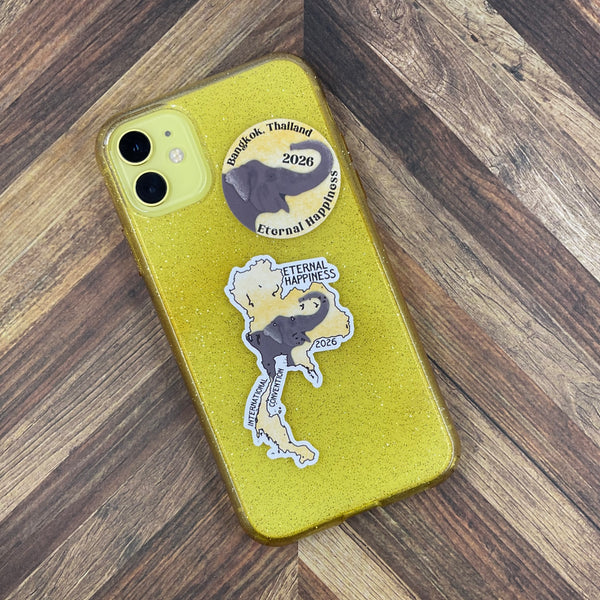 JW International Convention 2026 Bangkok Thailand Eternal Happiness Waterproof Sticker Convention Gift