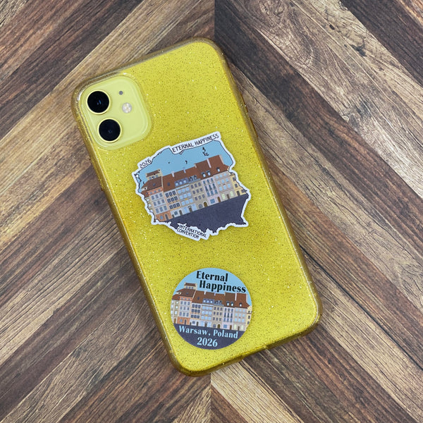 JW International Convention 2026 Warsaw Poland Eternal Happiness Waterproof Sticker Convention Gift