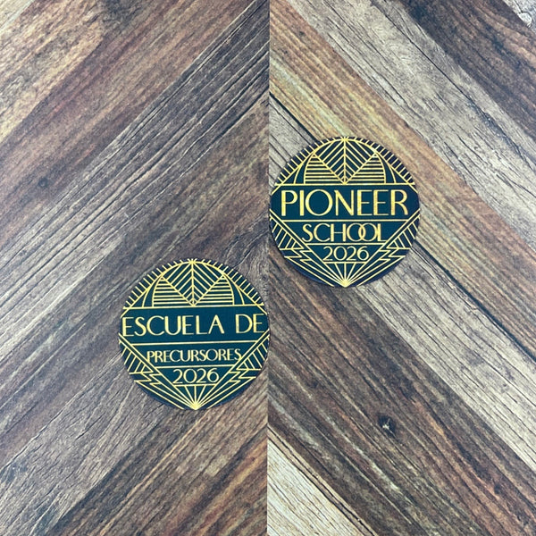 JW Stickers - Pioneer School 2026 - Waterproof Sticker or Ultra Thin Magnet