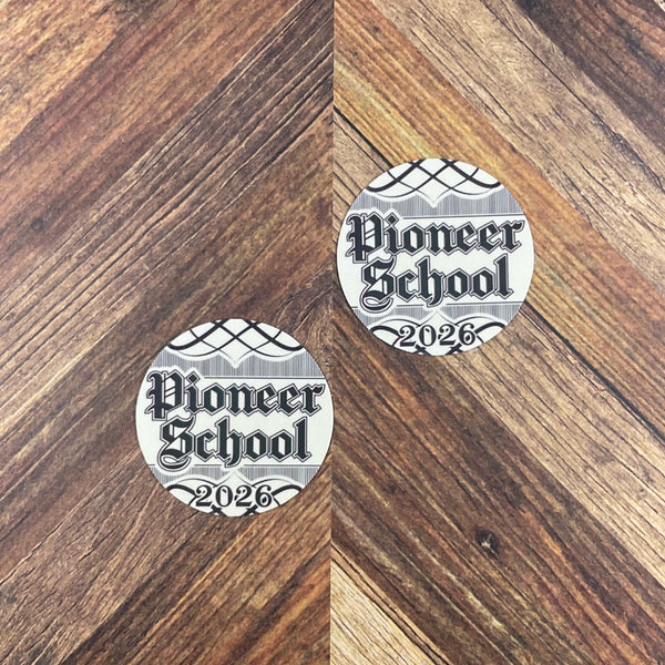 JW Stickers - Pioneer School 2026 - Waterproof Sticker or Ultra Thin Magnet