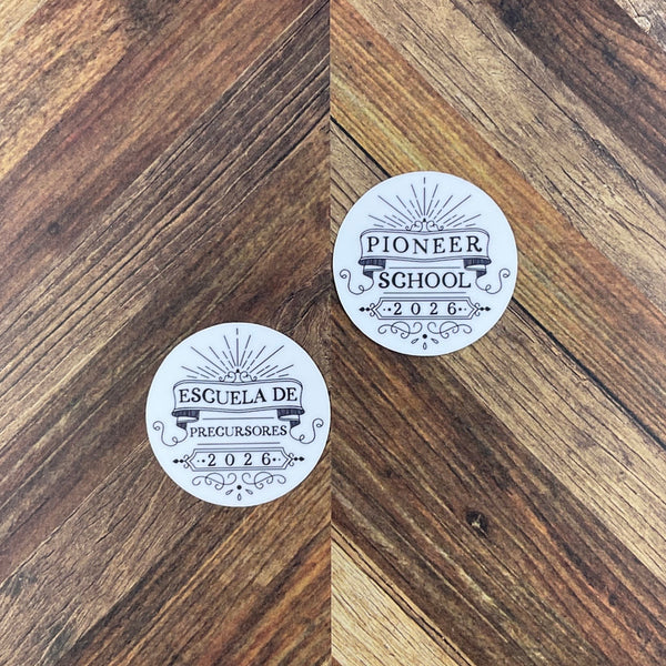 JW Stickers - Pioneer School 2026 - Waterproof Sticker or Ultra Thin Magnet