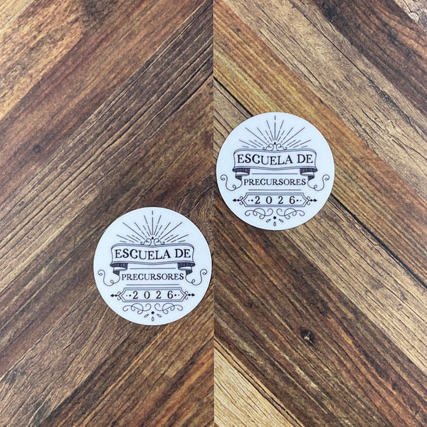 JW Stickers - Pioneer School 2026 - Waterproof Sticker or Ultra Thin Magnet