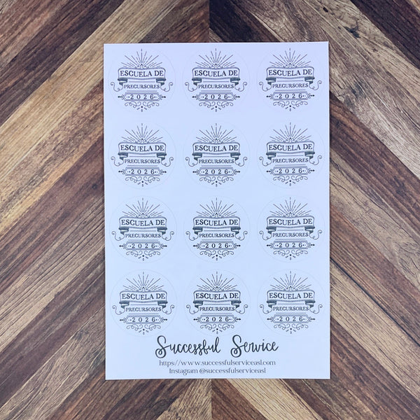 JW Stickers - Pioneer School 2026 Sticker Sheet