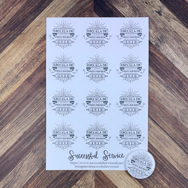 JW Stickers - Pioneer School 2026 Sticker Sheet