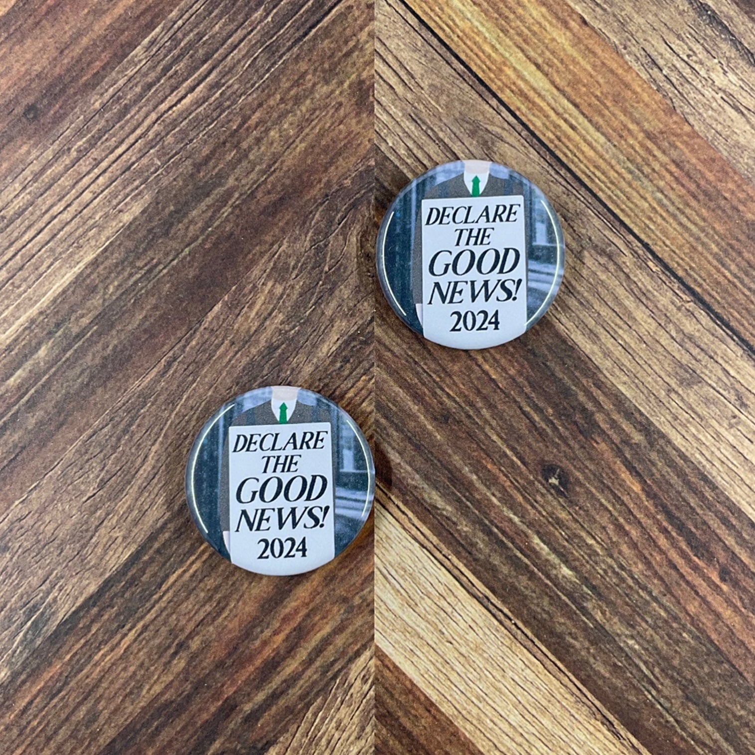 2024 Declare the Good News JW Convention Gifts Special Convention 2024 Sandwich Board Button Pin Gifts Magnet