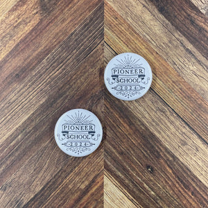 JW Magnets or Pins - Pioneer School 2024 - 1.25" Buttons