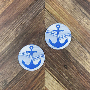 JW Stickers - Jehovah Is Our Anchor - Waterproof Sticker or Ultra Thin Magnet