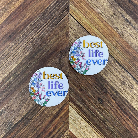 JW Stickers - Best Life Ever - Waterproof Sticker or Ultra Thin Magnet