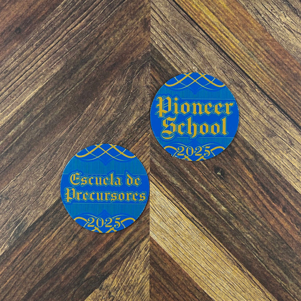 JW Stickers - Pioneer School 2025 - Waterproof Sticker or Ultra Thin Magnet