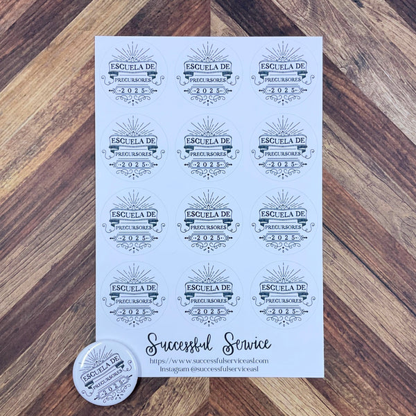 JW Stickers - Pioneer School 2025 Sticker Sheet