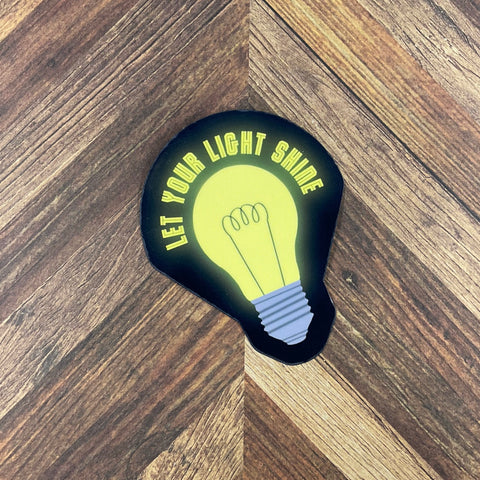 JW Stickers - Let Your Light Shine - Waterproof Sticker or Ultra Thin Magnet