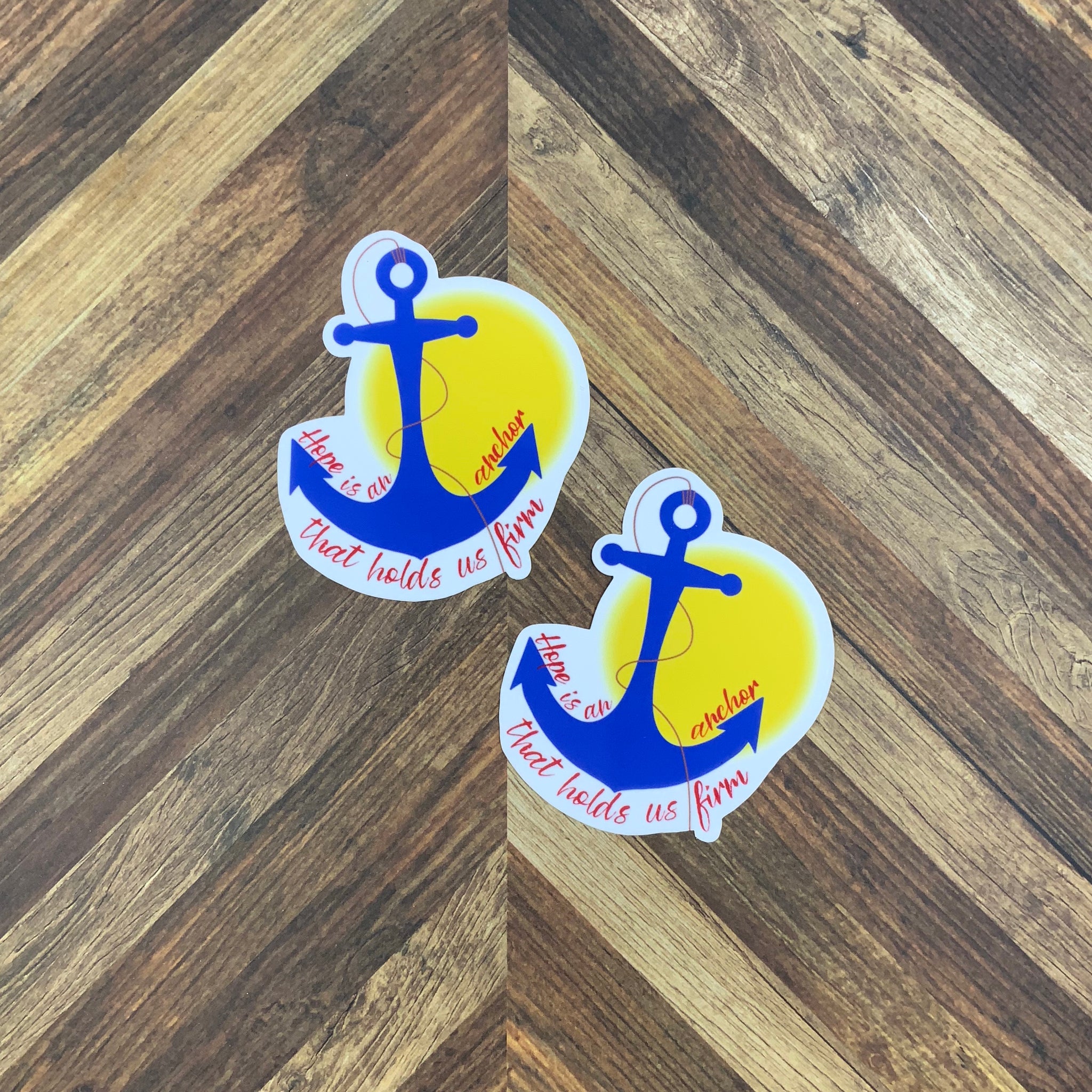 JW Stickers - Hope is an Anchor - Waterproof Sticker or Ultra Thin Magnet