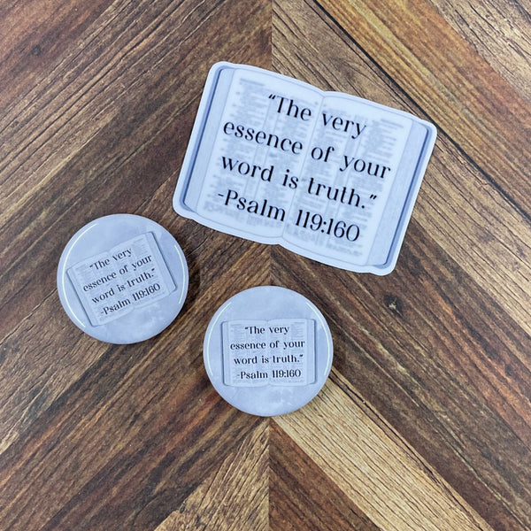 OOPSIE JW Magnets - The Very Essence of Your Word Is Truth Ultra Thin Magnet