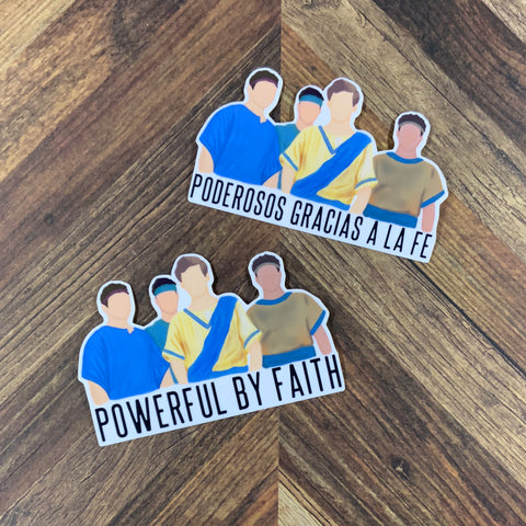 JW Stickers - Powerful by Faith - Waterproof Sticker or Ultra Thin Magnet  - Daniel