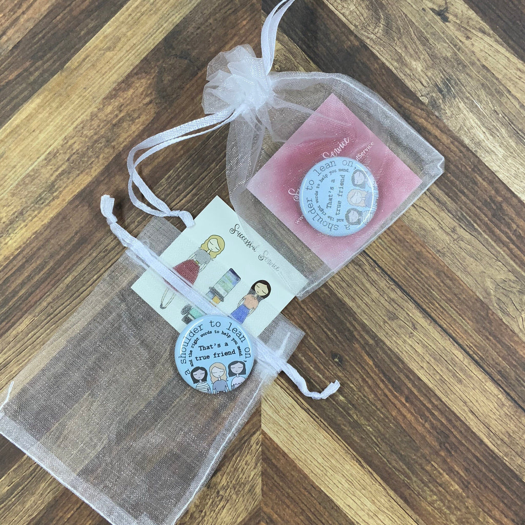 JW Gift Set - 3 Button Pins or Magnets